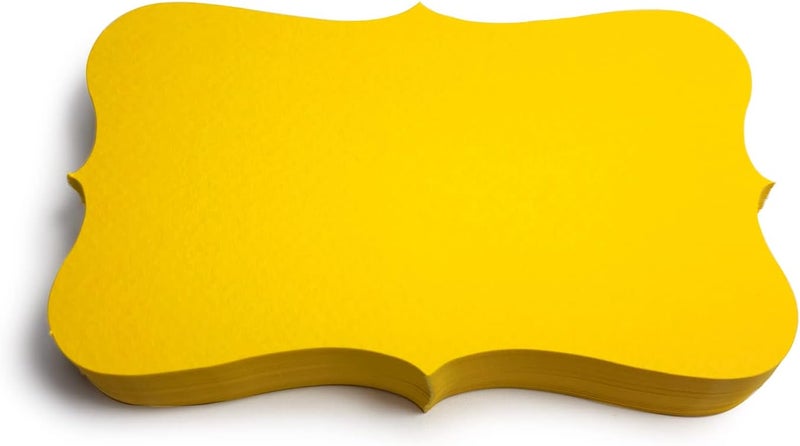 PPAPPAPPIYO 3x5 index card/Set of 72 Blank index cards 180gsm (YELLOW) - Image 1